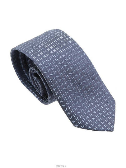 Tie Men s Paconi Blue Marine Warranty - HERMES - BALAAN 2