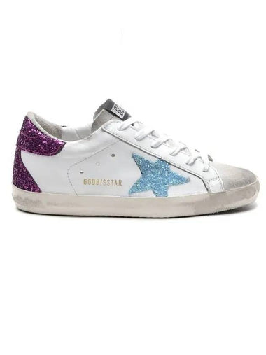 Superstar Glitter Star Low Top Sneakers White - GOLDEN GOOSE - BALAAN 1