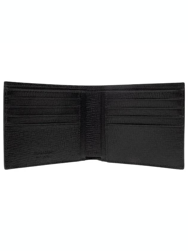 Dual Tone Half Wallet Black - SALVATORE FERRAGAMO - BALAAN 4