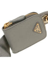 Re-Edition Saffiano Chain Shoulder Bag Slate - PRADA - BALAAN 9