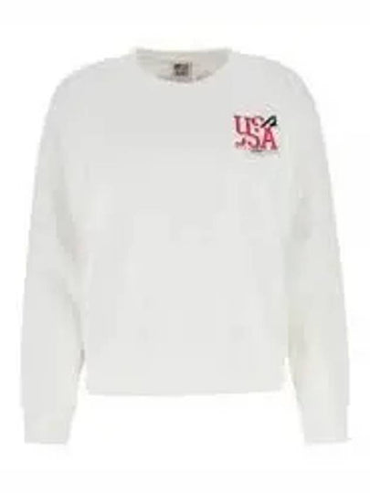 Iconic USA Logo Sweatshirt White - AUTRY - BALAAN 2