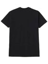 ORB Logo Cotton Short Sleeve T-Shirt Black - VIVIENNE WESTWOOD - BALAAN 3