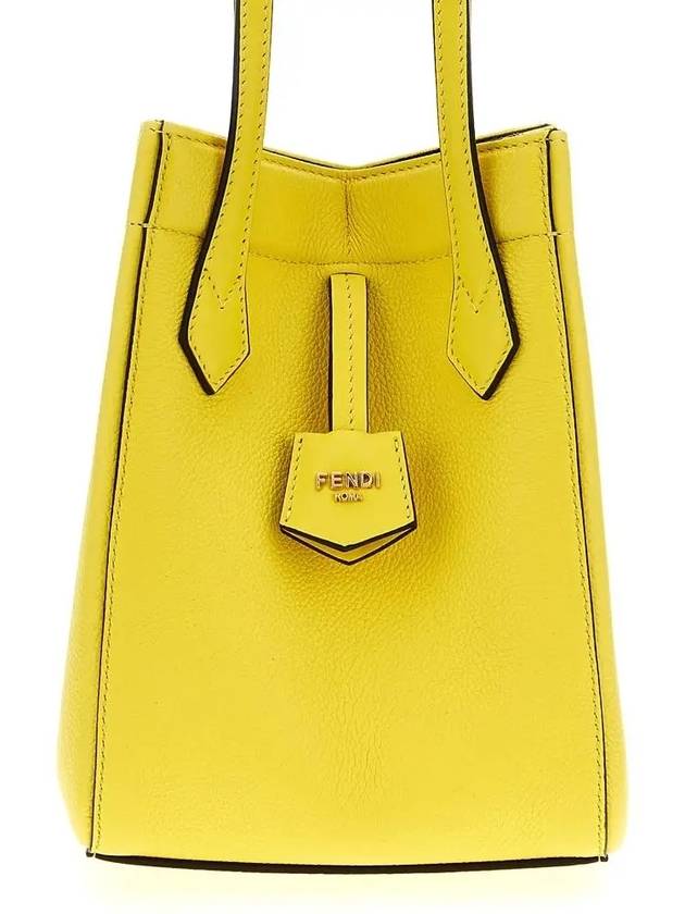 Origami Small Shoulder Bag Yellow - FENDI - BALAAN 3