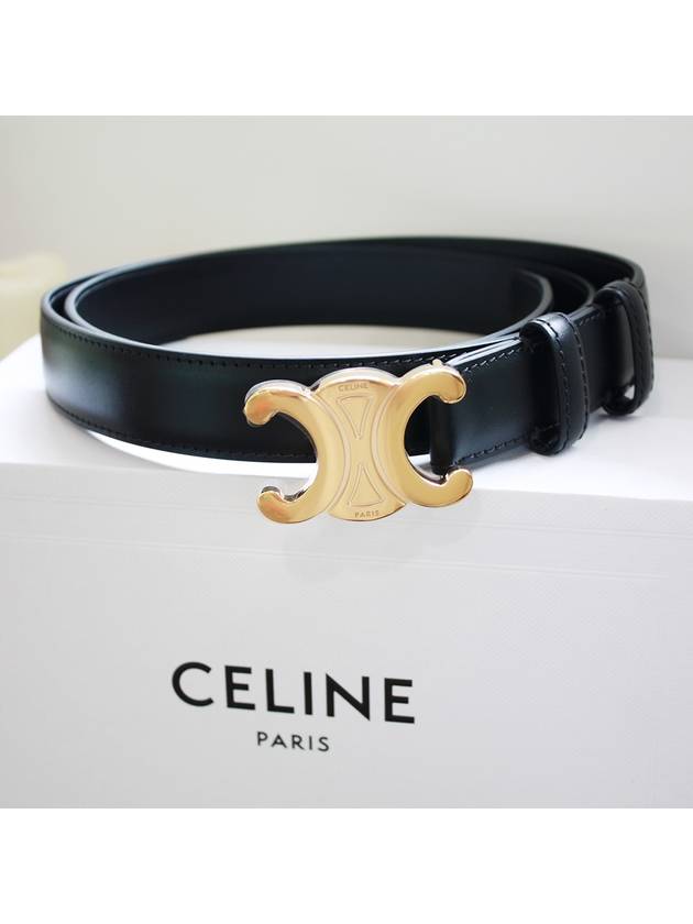 Triope Medium Belt Black Gold Plated 45AK93A01 38NO - CELINE - BALAAN 2