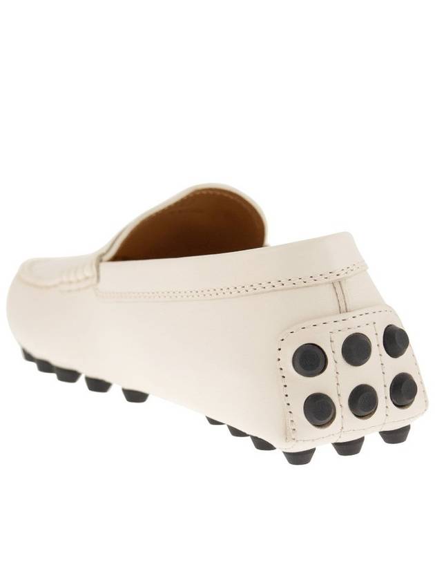 Gomino Moccasin Driving Shoes Cream - TOD'S - BALAAN 4