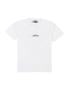 Kids Polo Shirt 781621053 V0001 white - STONE ISLAND - BALAAN 1