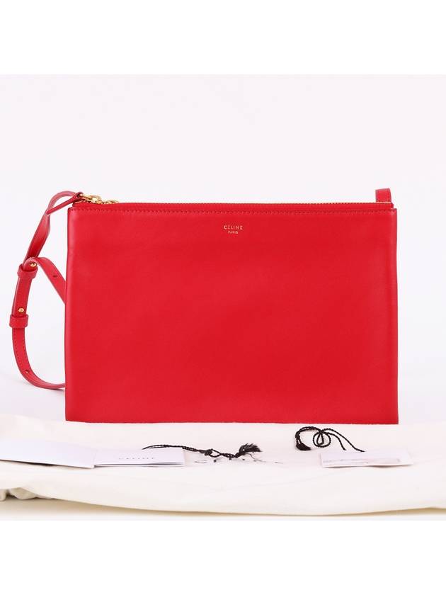 Trio Red Large Women s Crossbody Bag - CELINE - BALAAN 10