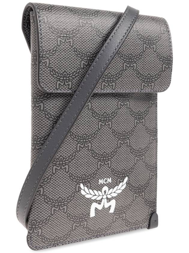 MCM Phone Pouch With Strap, Men's, Grey - MCM - BALAAN 4