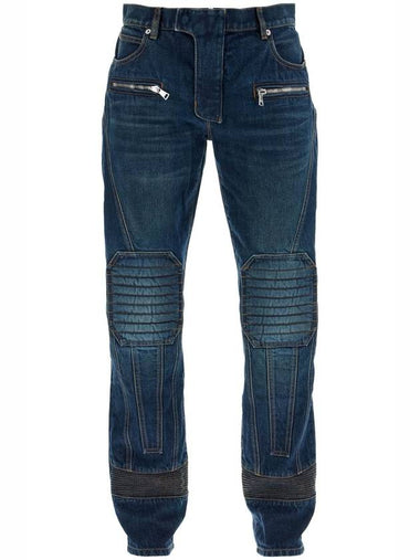 straight leg biker jeans - BALMAIN - BALAAN 1