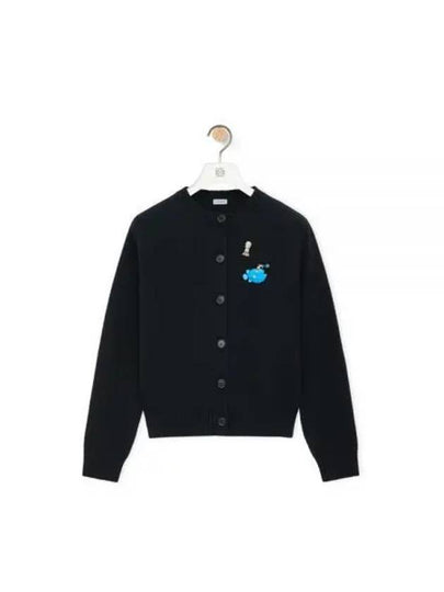 Wool Cardigan Black - LOEWE - BALAAN 2