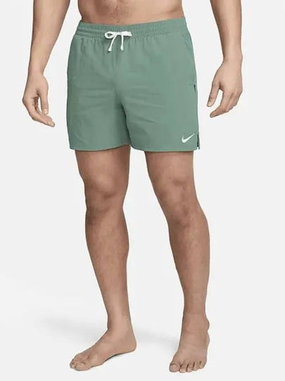 Men's Swim Solid Icon 5 Inch Bali Shorts Green - NIKE - BALAAN 2