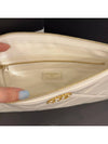 19 Nineteen White Clutch Medium Gold Metal - CHANEL - BALAAN 6