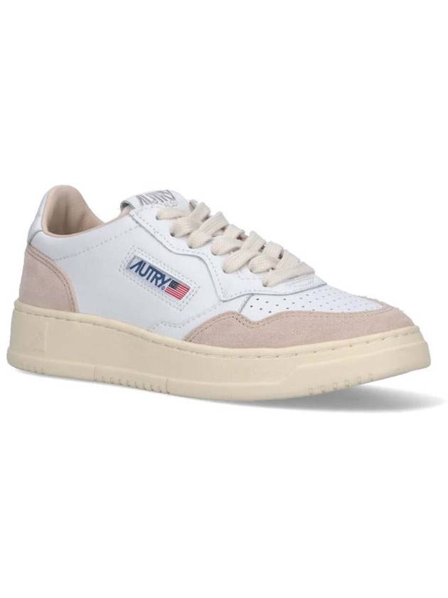 Medalist Goatskin Low Top Sneakers White - AUTRY - BALAAN 3