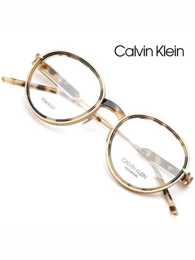 Titanium glasses frame CKNYC1815 244 light Soltex - CALVIN KLEIN - BALAAN 2