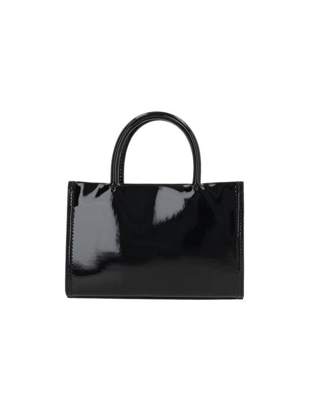 Ella Bio Patent Tote Bag Black - TORY BURCH - BALAAN 3