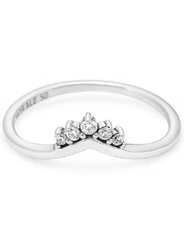 Tiara Wishbone Ring Silver - PANDORA - BALAAN 5