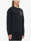 Dressed Fox Print Clean Sweatshirt Black - MAISON KITSUNE - BALAAN 4