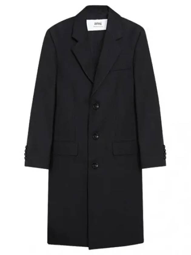 Wool three button single coat men s - AMI - BALAAN 1