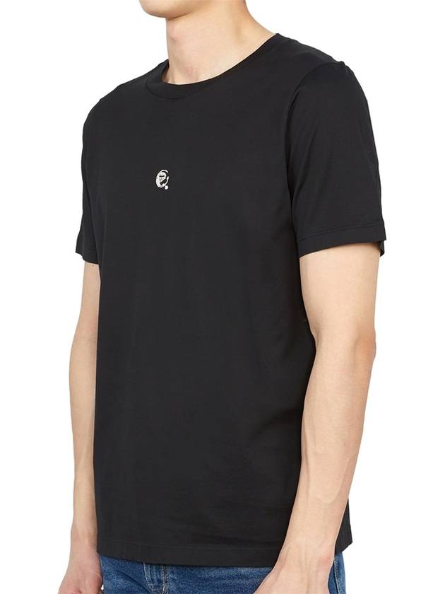 Shadow Project Logo Short Sleeve T-Shirt Black - STONE ISLAND - BALAAN 3