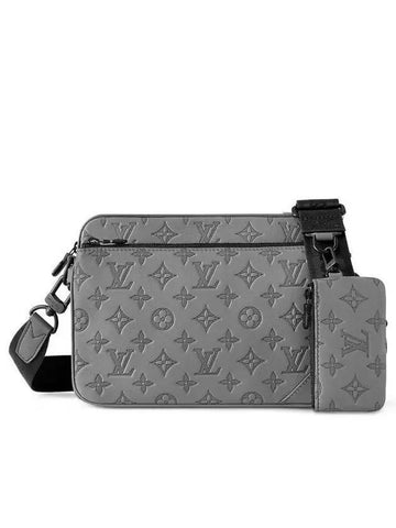 Trio Messenger Bag Grey - LOUIS VUITTON - BALAAN 1