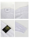 Logo Patch Knit Top Light Grey - STONE ISLAND - BALAAN 5