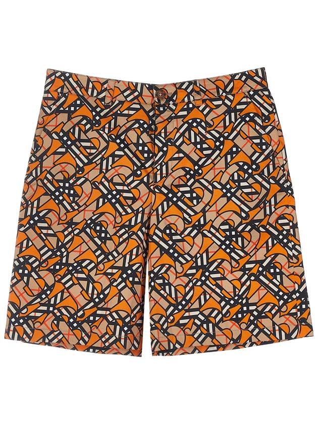 TB Pattern Monogram Shorts Orange - BURBERRY - BALAAN 10