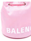 Wheel XS Drawstring Bucket Bag Pink - BALENCIAGA - BALAAN 7