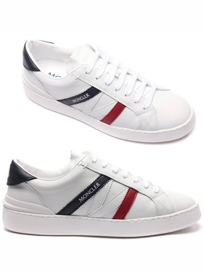 Men's Monaco Trainer Low Top Sneakers White - MONCLER - BALAAN 2