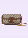 Women's Horsebit 1955 Shoulder Bag Beige - GUCCI - BALAAN 2