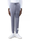 4 Bar Loopback Wool Track Pants Light Grey - THOM BROWNE - BALAAN 2