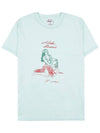 Wild Donkey Aloha Cotton TShirt T ALOHA EXTRASW KELLY AZURE - WILD DONKEY - BALAAN 9