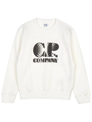 Brushed sweatshirt 15CKSS062C 003878W 103 Adults can wear - CP COMPANY - BALAAN 1