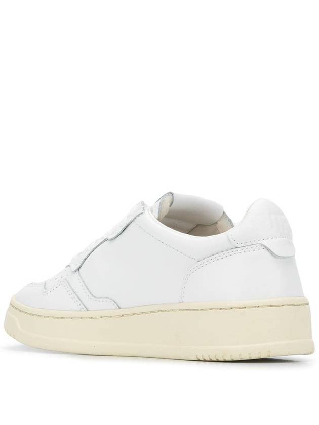 Medalist Leather Low Top Sneakers White - AUTRY - BALAAN 4