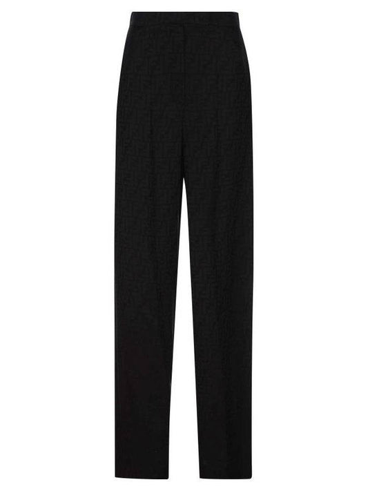 straight pants black - FENDI - BALAAN 1