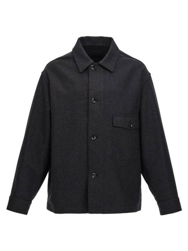 One Pocket Over Long Sleeve Shirt Black - LEMAIRE - BALAAN 2