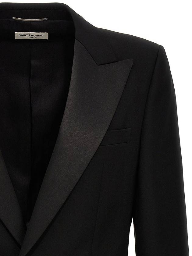 Suit Jacket 780354Y512W 1000 Black - SAINT LAURENT - BALAAN 4