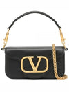 V Logo Small Shoulder Bag Black - VALENTINO - BALAAN 2