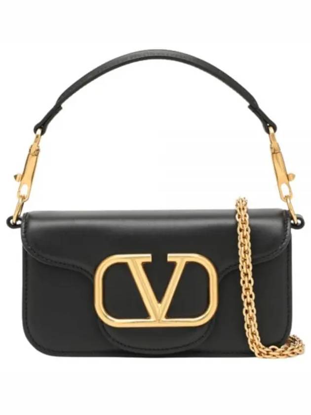 V Logo Small Shoulder Bag Black - VALENTINO - BALAAN 2