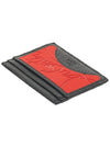 Men's Kios Logo Card Wallet Red Black - CHRISTIAN LOUBOUTIN - BALAAN 5