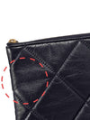 Women s Big Quilted Navy Clutch No 28 - CHANEL - BALAAN 6