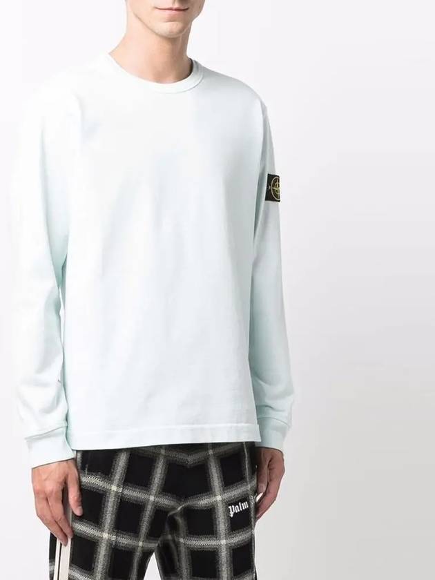 Wappen Patch Crew Neck Sweatshirt White - STONE ISLAND - BALAAN 3