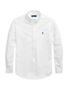 Embroidered Pony Logo Long Sleeve Shirt White - POLO RALPH LAUREN - BALAAN 2