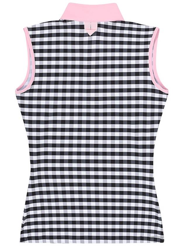 C23MTS009W Gingham Check Top Black - CHUCUCHU - BALAAN 2