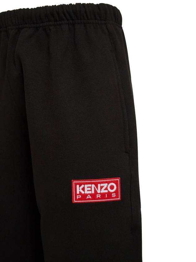 Logo Patch Jogger Track Pants Black - KENZO - BALAAN 4