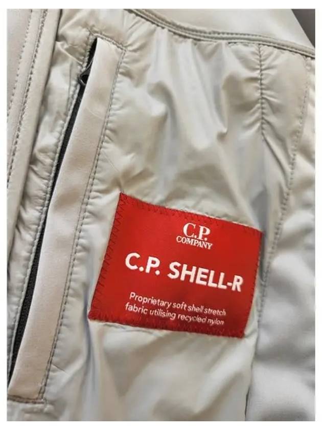 Shell R Goggles Protective Hood Windbreaker Gray - CP COMPANY - BALAAN.