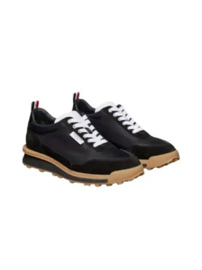 Alumni Eco Nylon Sneaker Black - THOM BROWNE - BALAAN 2