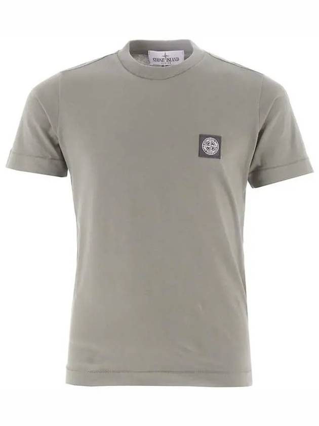 Kids 30/1 Cotton Jersey Short Sleeve T-Shirt Pearl Grey - STONE ISLAND - BALAAN 2