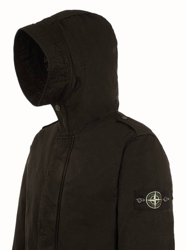 David-TC Down Short Parka Black - STONE ISLAND - BALAAN 6