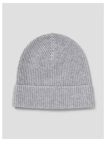 Women s Felt Wool Cashmere Fold Up Beanie Light Heather Gray Domestic Product - THEORY - BALAAN 1