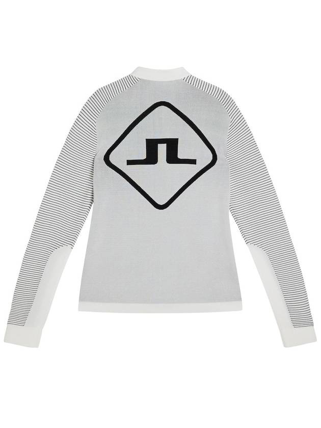 Rolf Hybrid Knit Jacket White - J.LINDEBERG - BALAAN 3